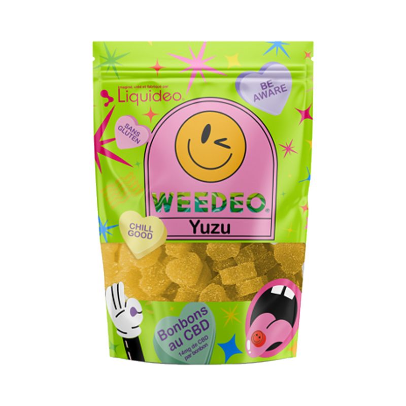 Sacchetto per caramelle CBD - Aroma Yuzu - 40g - Salute NZ Weedeo