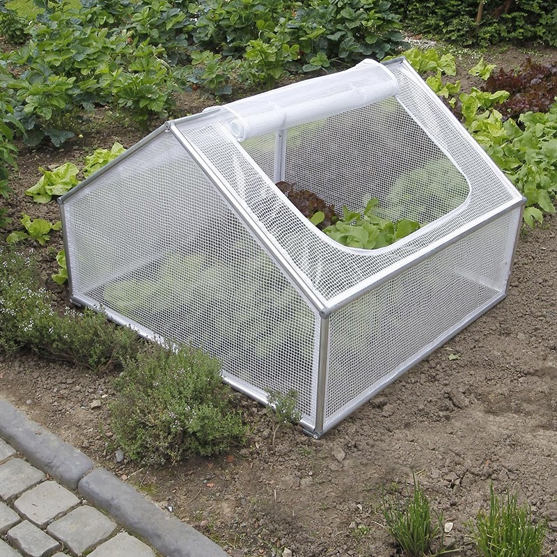 Growshops Invernadero de jardín de PE reforzado - H 35 / 68 x 100 x 100 cm  - CIS