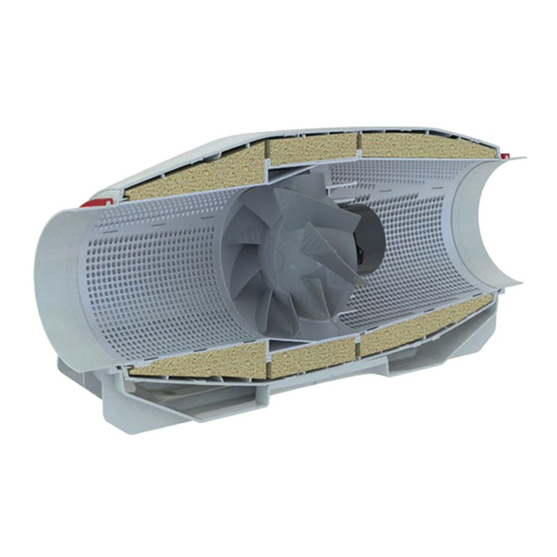 Silent air extractor with thermostat - Stream Ø 150/160 mm - Winflex
