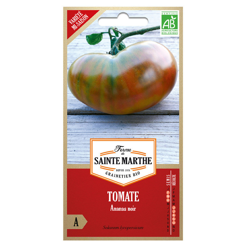 Tomates ananas noir- 50 graines AB - La ferme Sainte Marthe