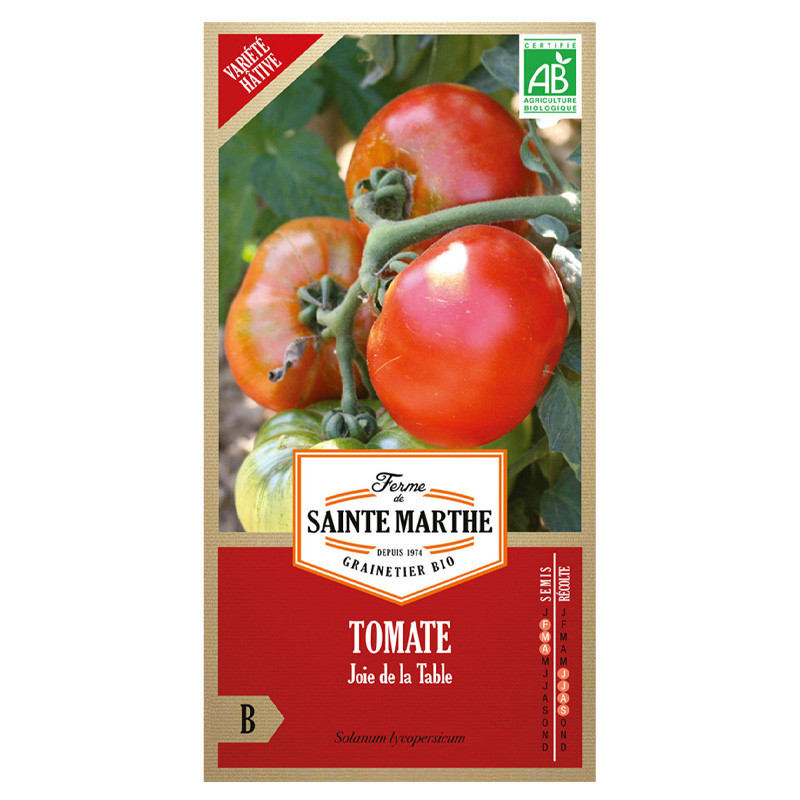 Tomate Joie de la Table - 50 graines AB - La ferme Sainte Marthe