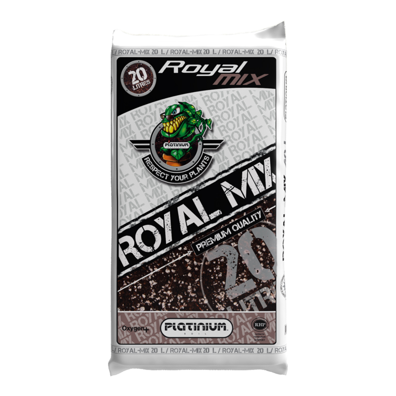 Terreau Royal-Mix Platinium soil - 20 litres 15% perlite floraison Biologique