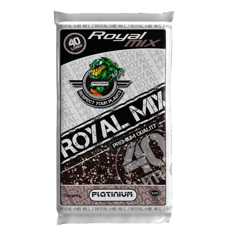 Blumenerde Royal-Mix Platinium soil - 40 Liter 15% Perlite Blüte Biologisch 