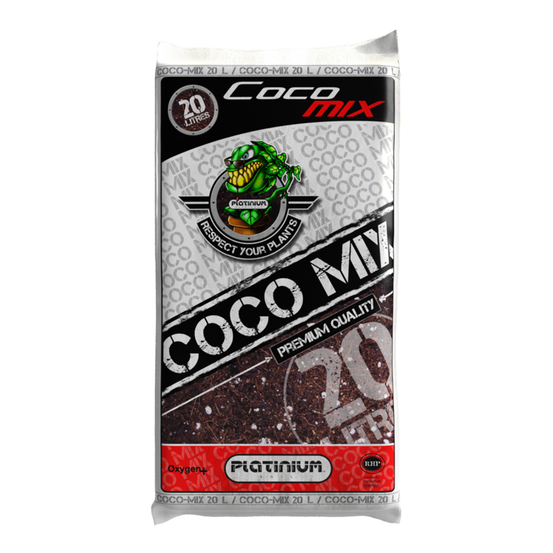 Coco Mix perliet 10% - 20 liter - 20 liter Platinium Soil kokosvezel