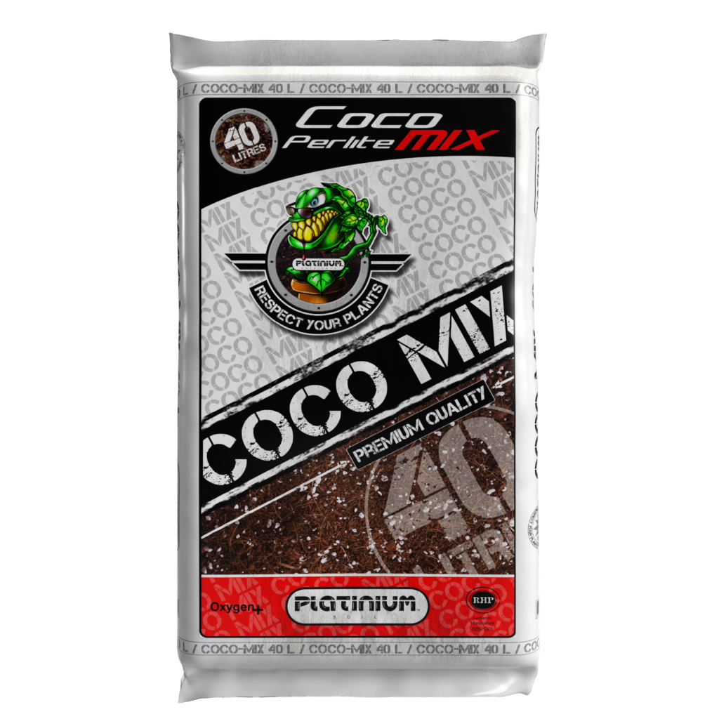 Coco Mix, perlita, el 10% - 40 litros - Platino Suelo o fibra de coco