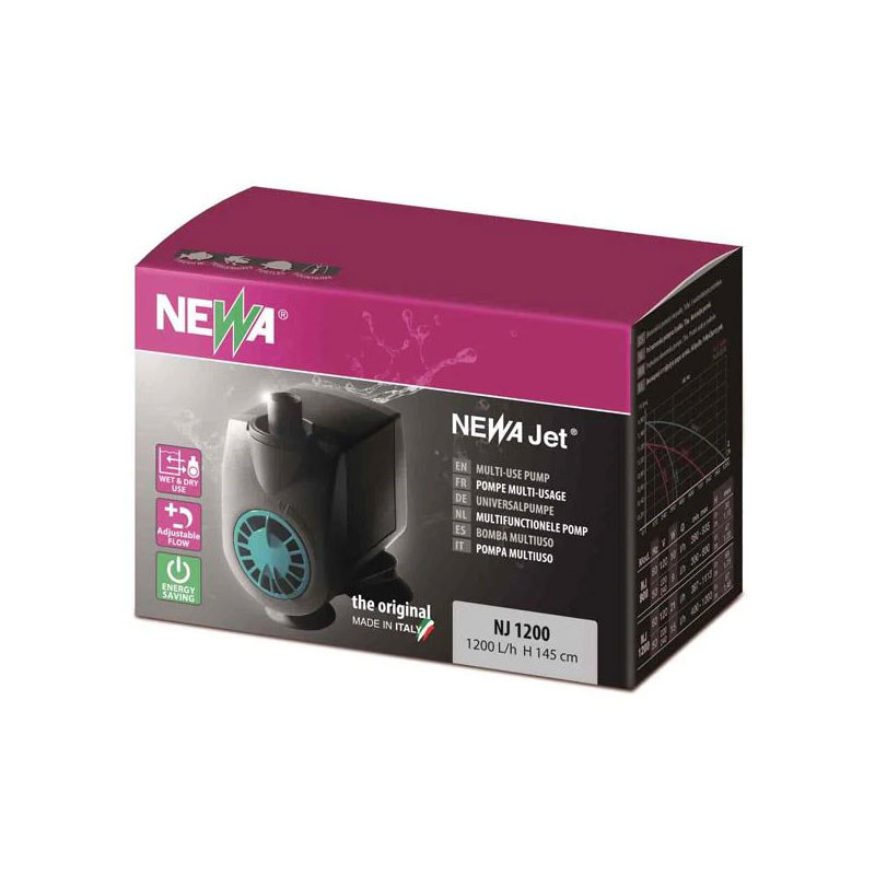 Pompa dell'acqua - Capacità 1200L/H - NJ 1200 - New-Jet