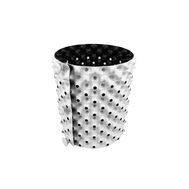 Maceta redonda - Root Plus - 9L - Blanco y negro Air Pot