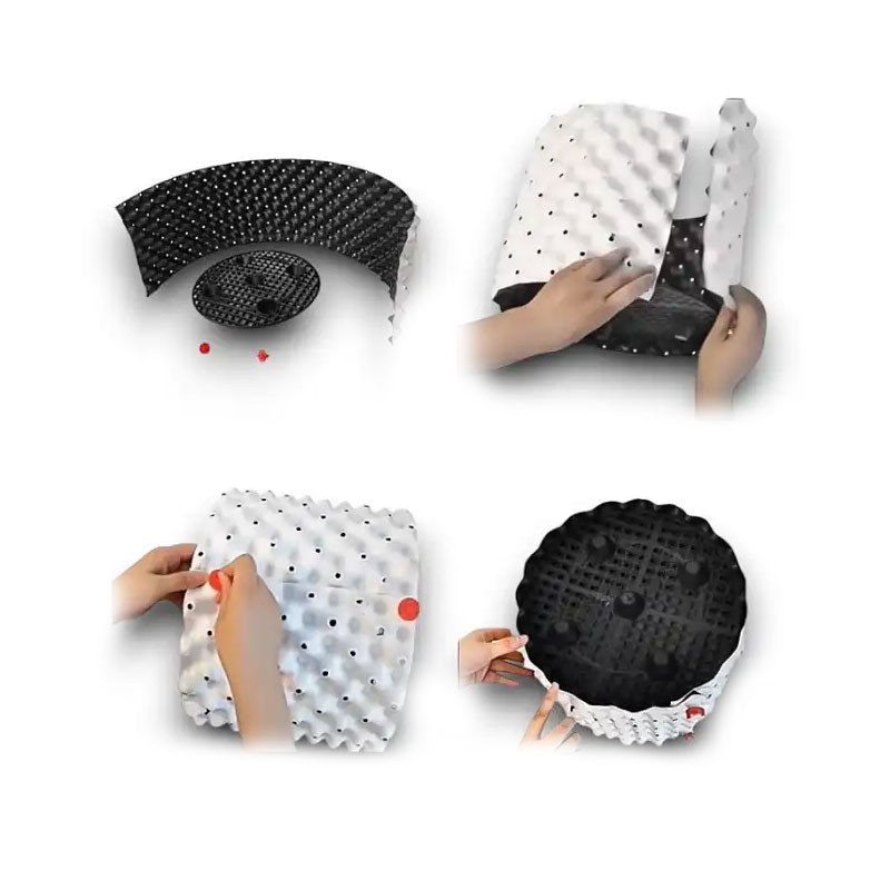 Pot - Root Plus - 45L - White and black - Air Pot