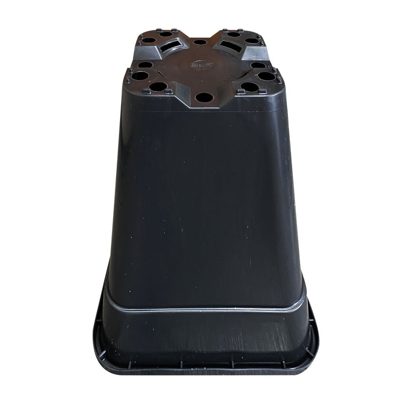 Square pot - 18x18x25 cm - 5.5L - Black