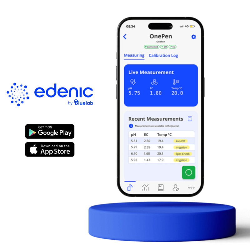 One Pen 3-in-1 pH, EC/PPM and temperature - Bluetooth - Bluelab