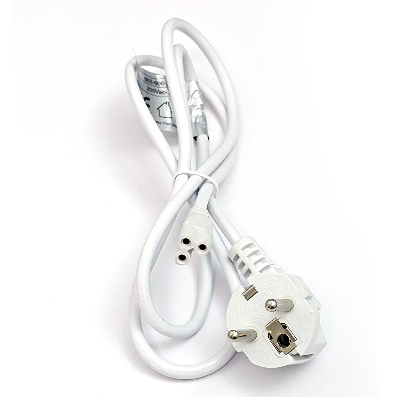 Câble secteur 120cm avec prise EU pour tubes LED T8 - Superplant
